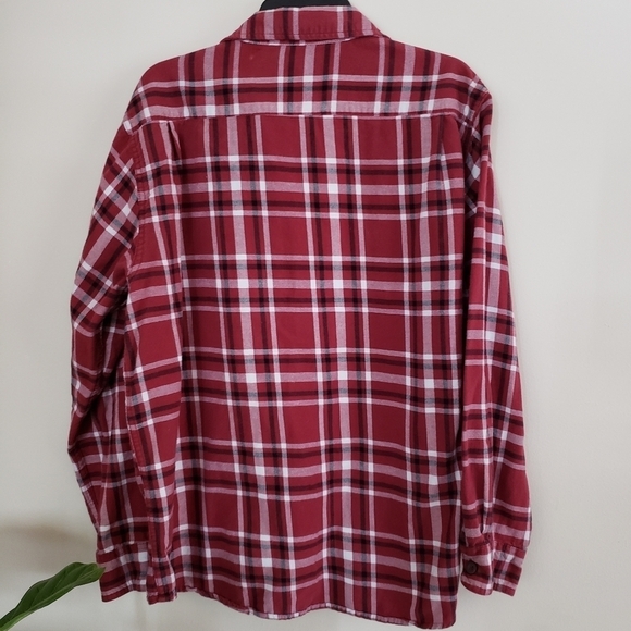 Wrangler red plaid flannel. Sz XL - Picture 6 of 9